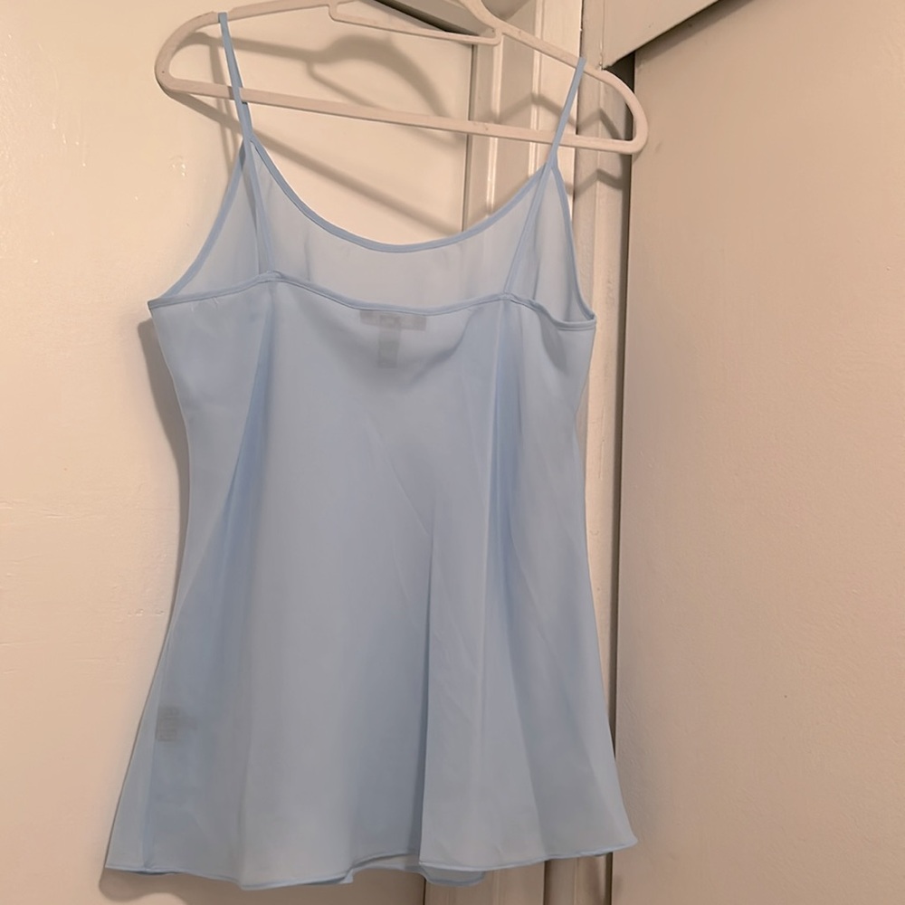 Lauren Ralph Lauren Light Blue Silk Camisole - Picture 6 of 8